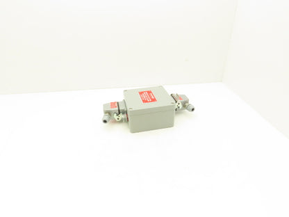 Hoffman CCA16169 Aluminum Enclosure Junction Box 160x160x90mm 16A 6-pin Plugs