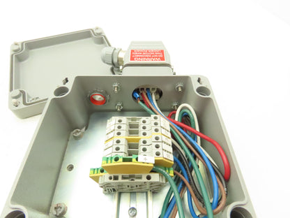 Hoffman CCA16169 Aluminum Enclosure Junction Box 160x160x90mm 16A 6-pin Plugs