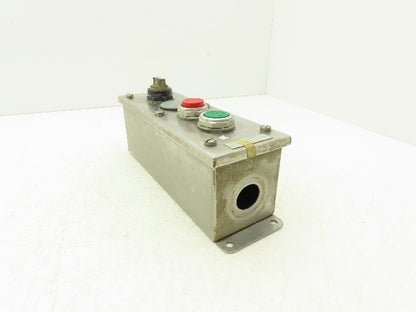 Allen Bradley 800R-4HZ4 Pushbutton 30mm Operator Control Station Enclosure SS