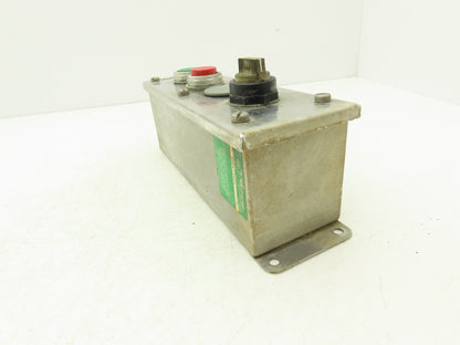 Allen Bradley 800R-4HZ4 Pushbutton 30mm Operator Control Station Enclosure SS