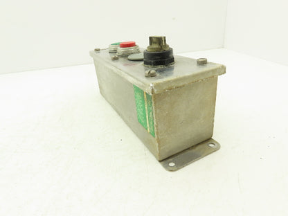 Allen Bradley 800R-4HZ4 Pushbutton 30mm Operator Control Station Enclosure SS