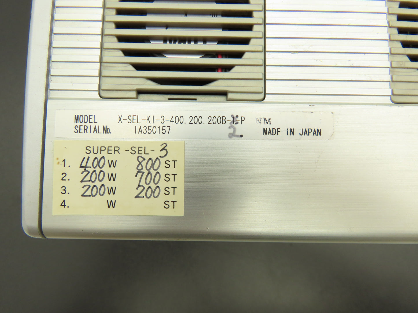 IAI X-SEL-KI-3-400.200.200B-2-P Controller