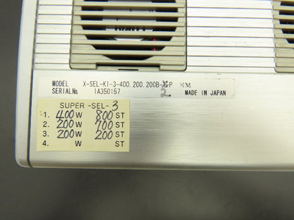 IAI X-SEL-KI-3-400.200.200B-2-P Controller