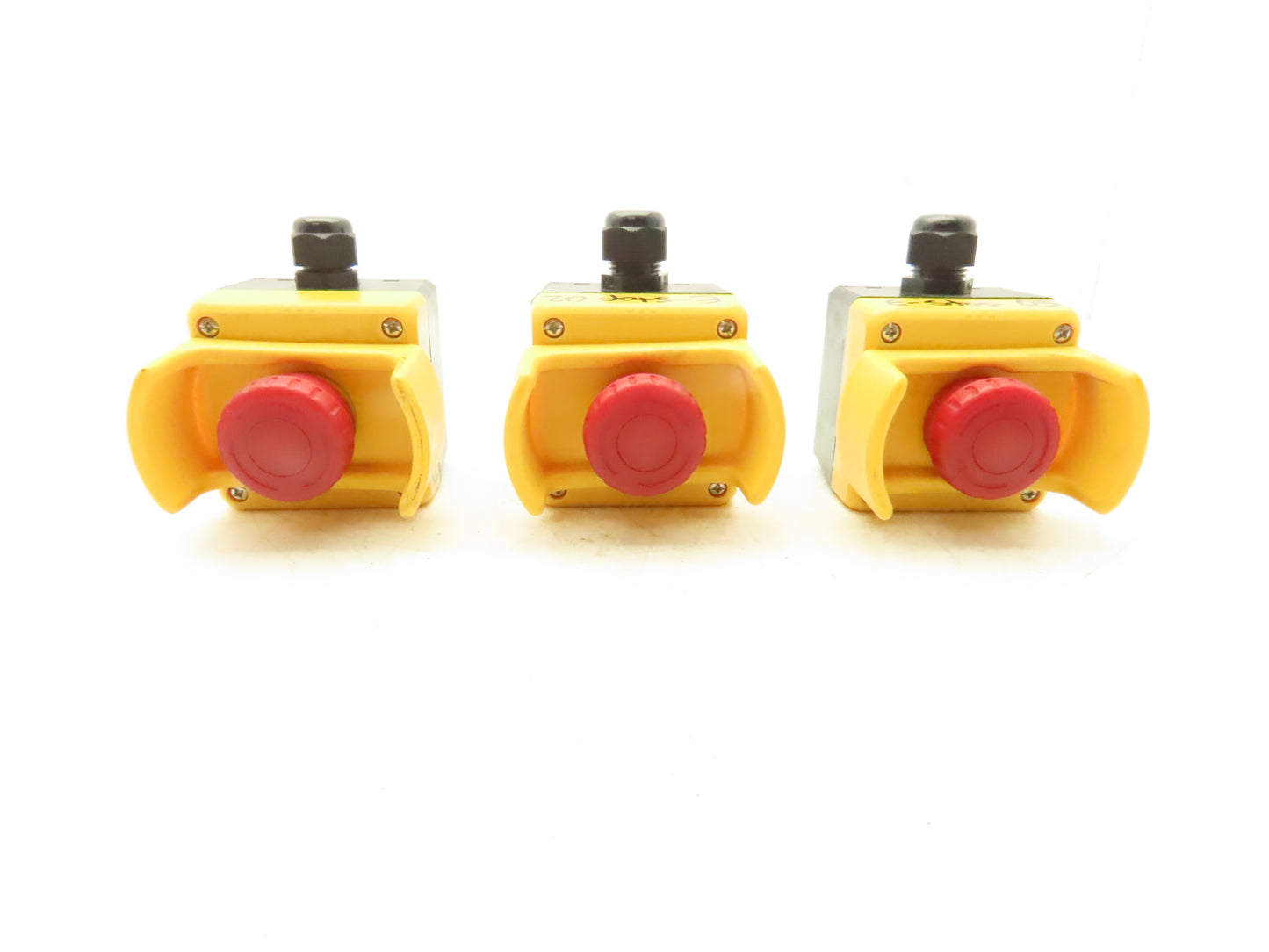 Idec XW1E-TV E-Stop Pushbutton Control Station FB Type 4x Enclosure  Lot of 3