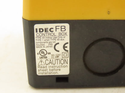 Idec XW1E-TV E-Stop Pushbutton Control Station FB Type 4x Enclosure  Lot of 3