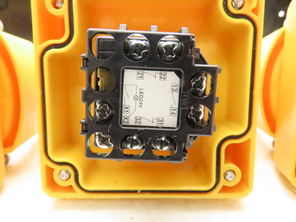 Idec XW1E-TV E-Stop Pushbutton Control Station FB Type 4x Enclosure  Lot of 3