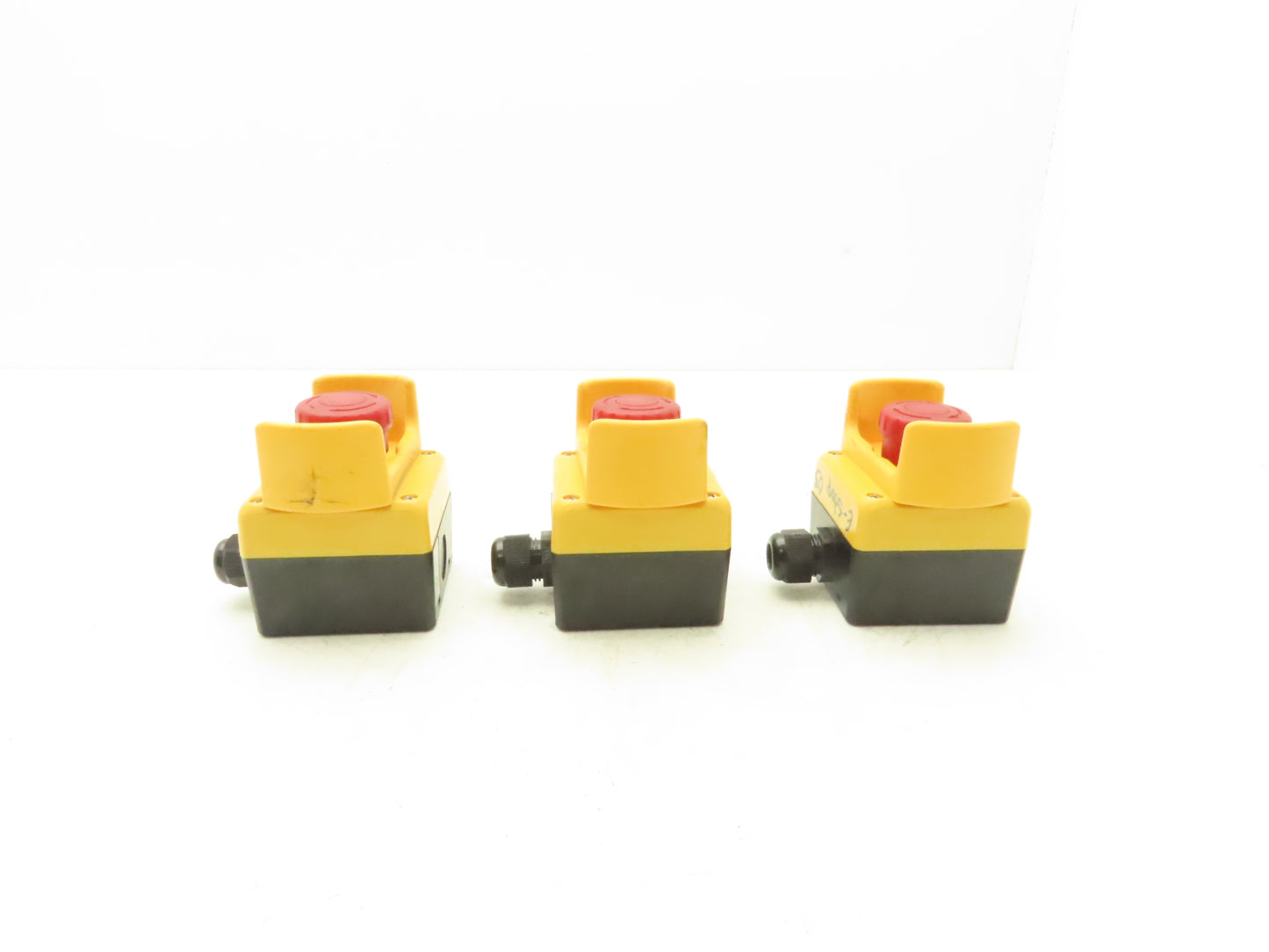 Idec XW1E-TV E-Stop Pushbutton Control Station FB Type 4x Enclosure  Lot of 3