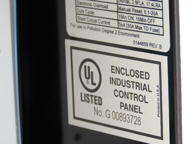 Rite Hite 863.100 CBSHR5 Dock Lock Control Box 115VAC Doc-lok CB P1