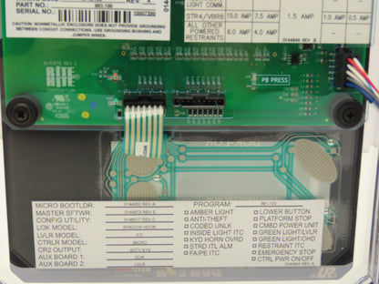 Rite Hite 863.100 CBSHR5 Dock Lock Control Box 115VAC Doc-lok CB P1