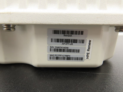 Aruba APEX0577 WiFi 6 Outdoor Wireless Access Point 802.11ax Weatherproof