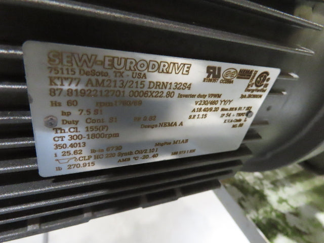 Hytrol BPC 49"x 54' Incline Belt Conveyor 7.5Hp 3PH Center Drive 170fpm 88-92"H