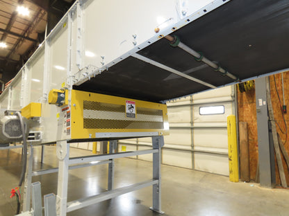 Hytrol BPC 49"x 54' Incline Belt Conveyor 7.5Hp 3PH Center Drive 170fpm 88-92"H