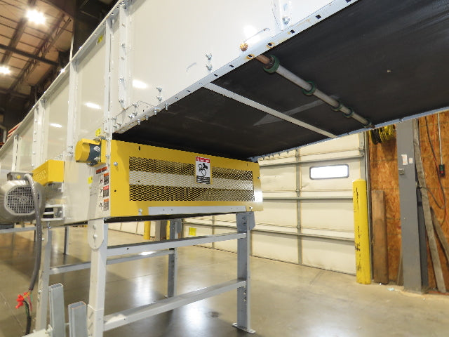 Hytrol BPC 49"x 54' Incline Belt Conveyor 7.5Hp 3PH Center Drive 170fpm 88-92"H