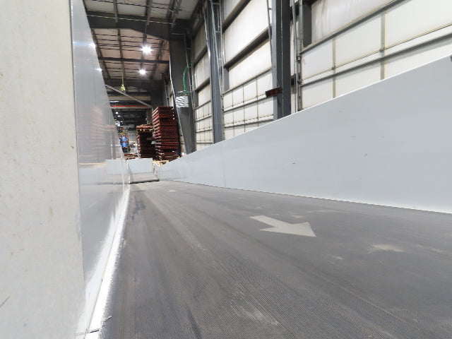 Hytrol BPC 49"x 54' Incline Belt Conveyor 7.5Hp 3PH Center Drive 170fpm 88-92"H