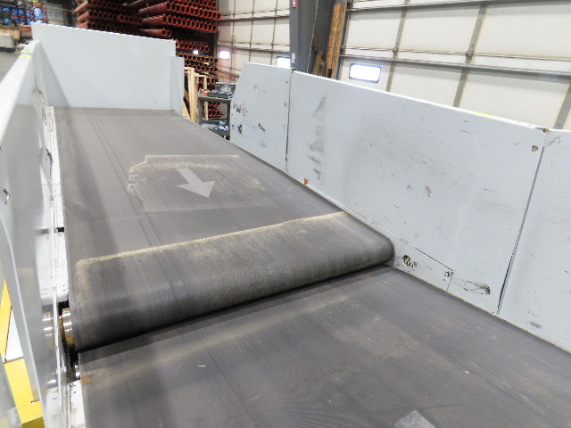 Hytrol BPC 49"x 54' Incline Belt Conveyor 7.5Hp 3PH Center Drive 170fpm 88-92"H