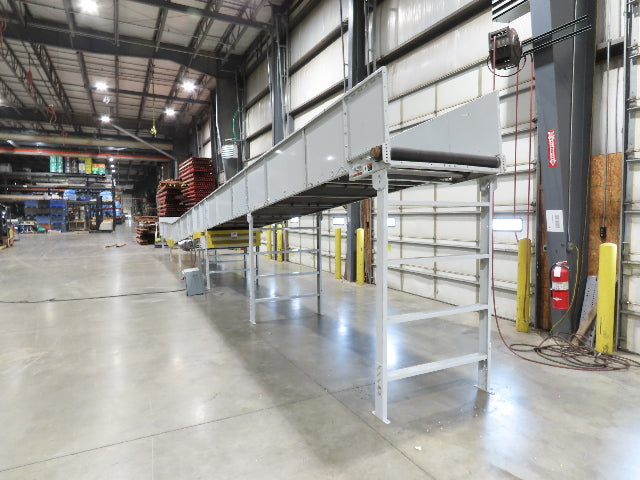 Hytrol BPC 49"x 54' Incline Belt Conveyor 7.5Hp 3PH Center Drive 170fpm 88-92"H