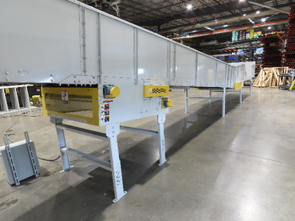 Hytrol BPC 49"x 54' Incline Belt Conveyor 7.5Hp 3PH Center Drive 170fpm 88-92"H