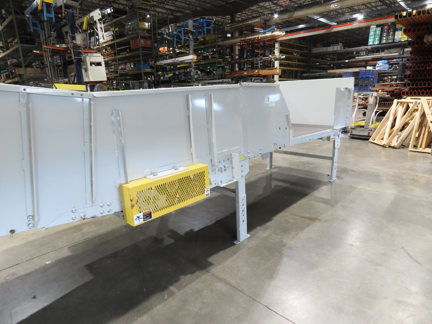 Hytrol BPC 49"x 54' Incline Belt Conveyor 7.5Hp 3PH Center Drive 170fpm 88-92"H