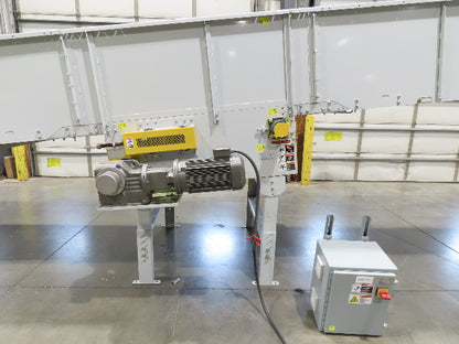 Hytrol BPC 49"x 54' Incline Belt Conveyor 7.5Hp 3PH Center Drive 170fpm 88-92"H