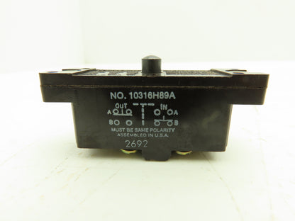 Cutler-Hammer 10316H89A Microswitch 1NO/1NC 20A 240VAC Lot of 5