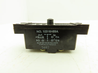 Cutler-Hammer 10316H89A Microswitch 1NO/1NC 20A 240VAC Lot of 5