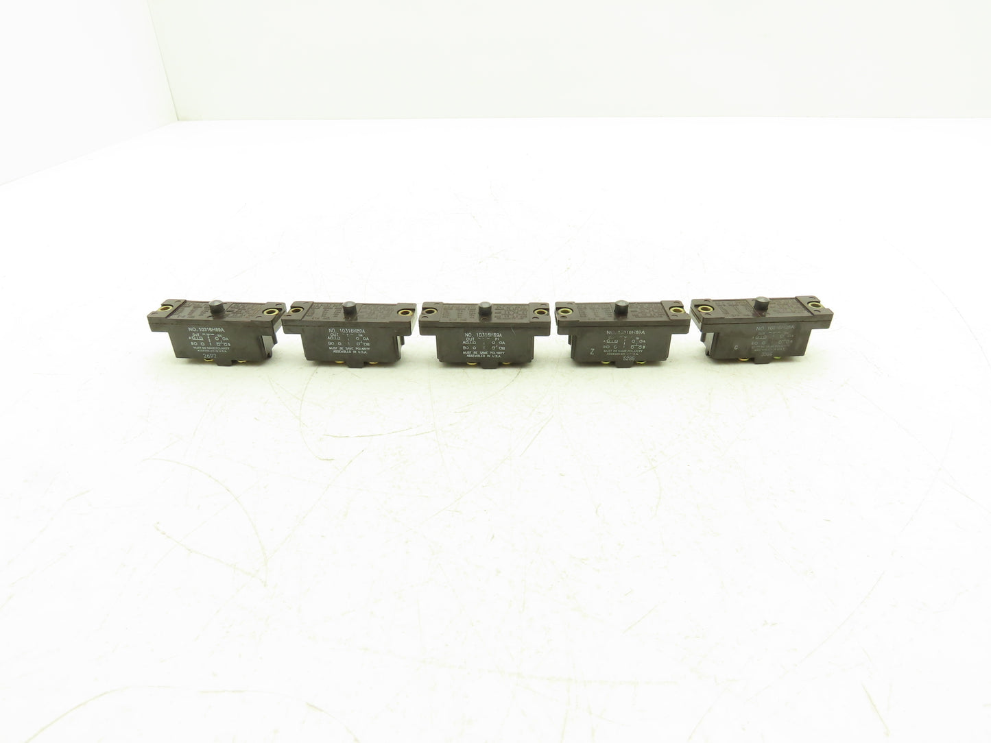 Cutler-Hammer 10316H89A Microswitch 1NO/1NC 20A 240VAC Lot of 5