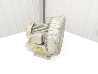FBA3206-6 Ring Compressor Samos Regenerative Blower 206cfm 4.5Hp 480VAC 2"NPT