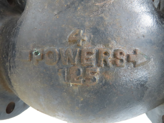 Siemens Powers #125 Plug Valve 4" Flanged