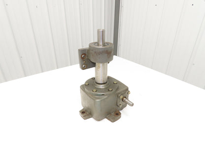 Mitsubishi CHVW 65R0-35.5 Worm Gearbox 38:1 Reducer 0.64kW 44rpm W/Bracket