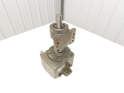 Mitsubishi CHVW 65R0-35.5 Worm Gearbox 38:1 Reducer 0.64kW 44rpm W/Bracket