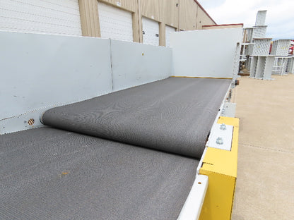 Hytrol BPC 49"x 56' Incline Belt Conveyor 7.5Hp 3PH Center Drive 170fpm 108"H