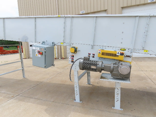 Hytrol BPC 49"x 56' Incline Belt Conveyor 7.5Hp 3PH Center Drive 170fpm 108"H