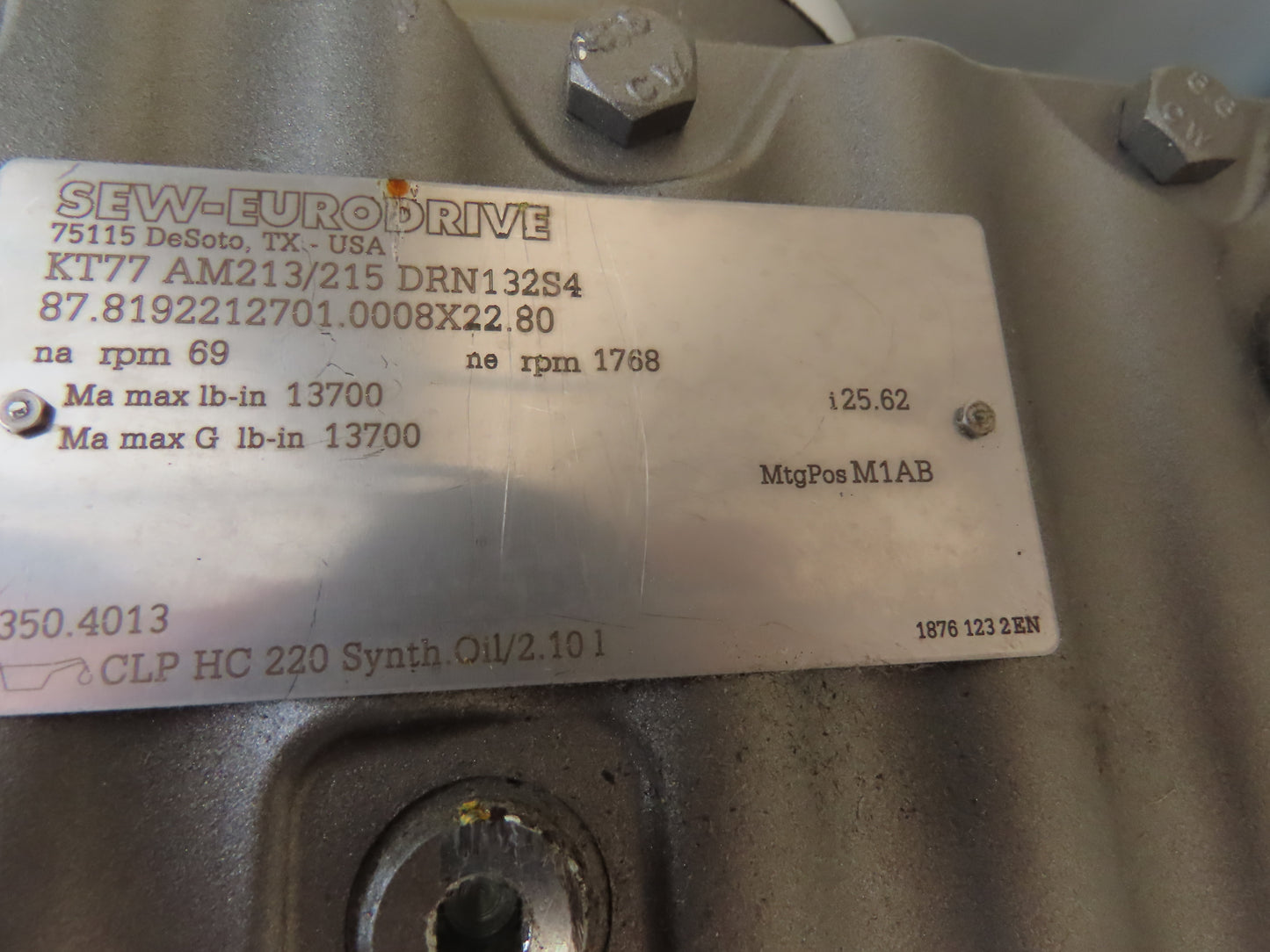 Hytrol BPC 49"x 56' Incline Belt Conveyor 7.5Hp 3PH Center Drive 170fpm 108"H