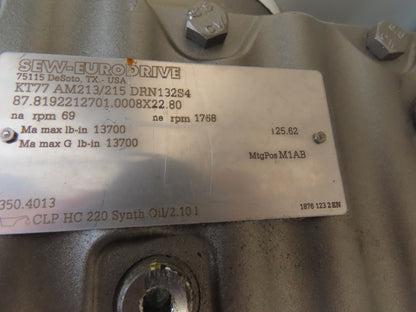 Hytrol BPC 49"x 56' Incline Belt Conveyor 7.5Hp 3PH Center Drive 170fpm 108"H