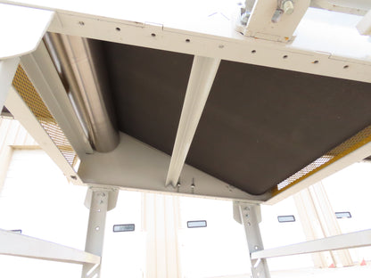 Hytrol BPC 49"x 56' Incline Belt Conveyor 7.5Hp 3PH Center Drive 170fpm 108"H