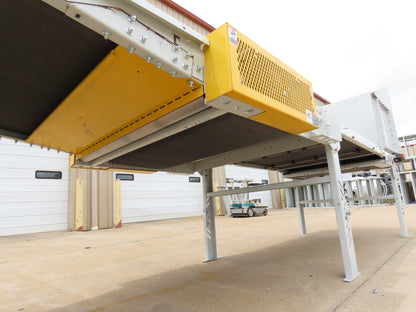 Hytrol BPC 49"x 56' Incline Belt Conveyor 7.5Hp 3PH Center Drive 170fpm 108"H