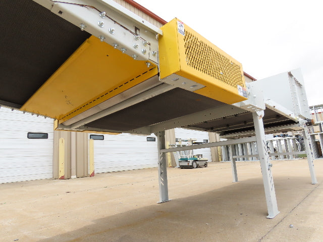 Hytrol BPC 49"x 56' Incline Belt Conveyor 7.5Hp 3PH Center Drive 170fpm 108"H