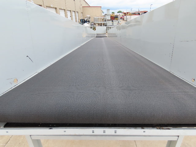 Hytrol BPC 49"x 56' Incline Belt Conveyor 7.5Hp 3PH Center Drive 170fpm 108"H