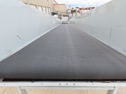 Hytrol BPC 49"x 56' Incline Belt Conveyor 7.5Hp 3PH Center Drive 170fpm 108"H