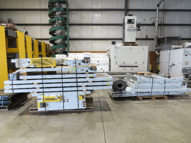 Hytrol BPC 49"x 56' Incline Belt Conveyor 7.5Hp 3PH Center Drive 170fpm 108"H