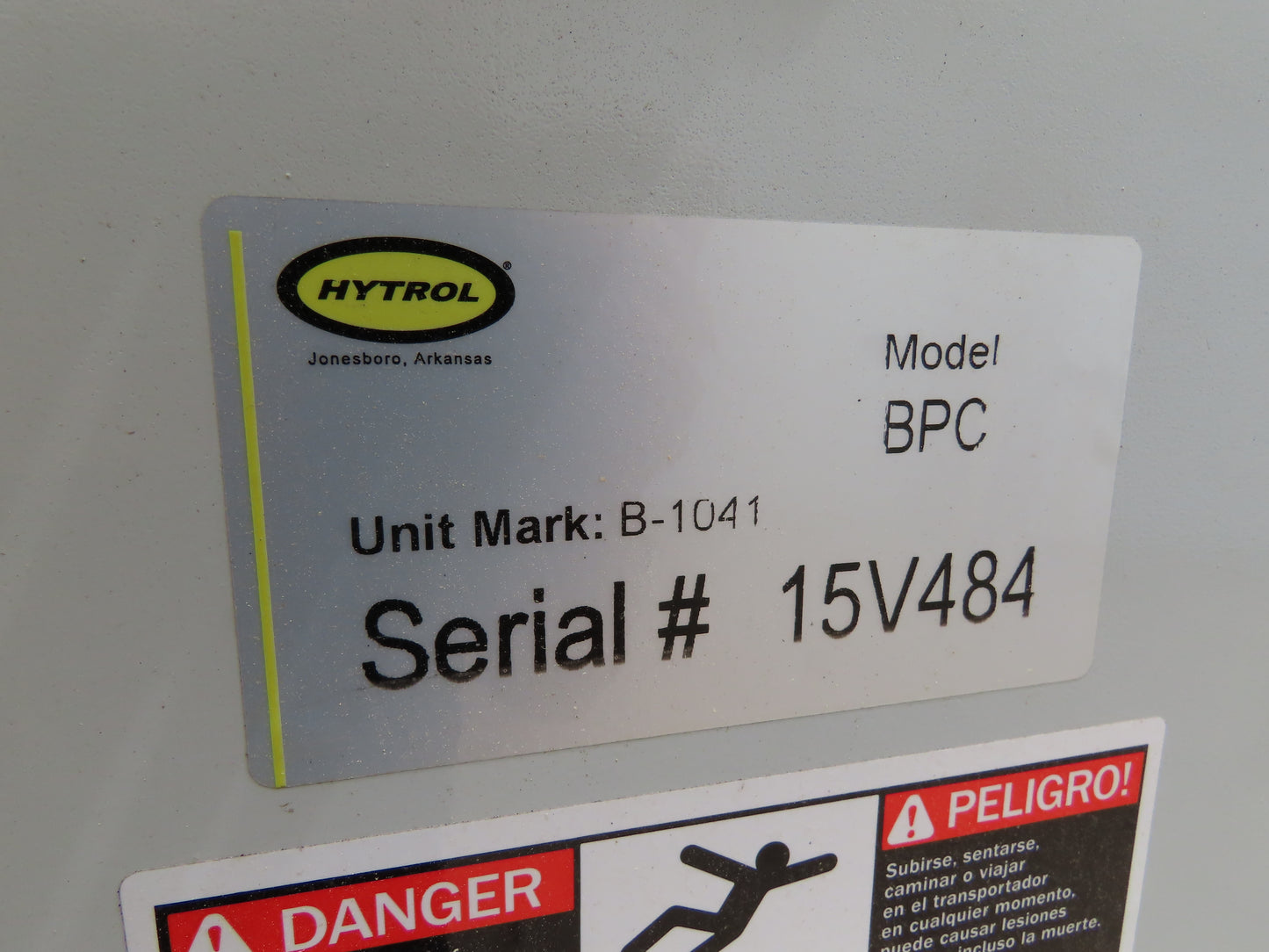 Hytrol BPC 49"x 56' Incline Belt Conveyor 7.5Hp 3PH Center Drive 170fpm 108"H