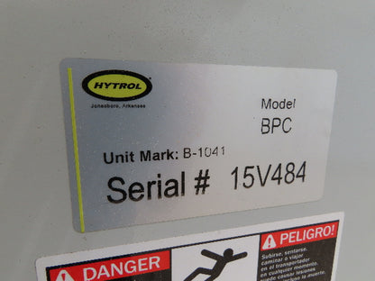 Hytrol BPC 49"x 56' Incline Belt Conveyor 7.5Hp 3PH Center Drive 170fpm 108"H