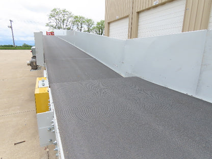 Hytrol BPC 49"x 56' Incline Belt Conveyor 7.5Hp 3PH Center Drive 170fpm 108"H