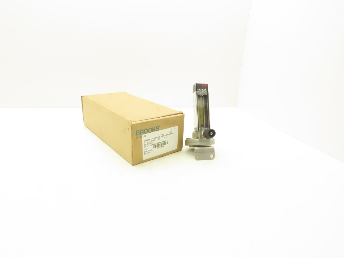 Brooks 1350EHB8CJV1A Flow Meter Sho-Rate Sight Glass Tube 10-50 SCFH 1/4"npt
