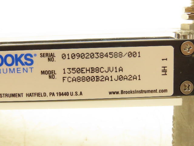 Brooks 1350EHB8CJV1A Flow Meter Sho-Rate Sight Glass Tube 10-50 SCFH 1/4"npt