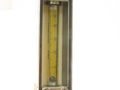 Brooks 1350EHB8CJV1A Flow Meter Sho-Rate Sight Glass Tube 10-50 SCFH 1/4"npt