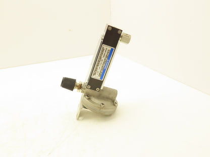 Brooks 1350EHB8CJV1A Flow Meter Sho-Rate Sight Glass Tube 10-50 SCFH 1/4"npt