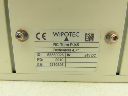 Wipotec Control Panel Graphic Touch Screen Graphic Monitor OCS Checkweigher 4.7"