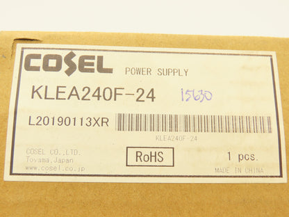 Cosel KLEA240F-24 DC Power Supply Switching Mode 24VDC 10A 100-240V In