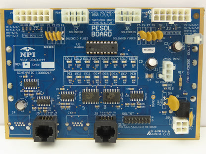 NPI 03600144 PCB Pesol Board Control Panel Rev H Lot of 5